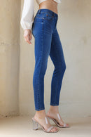 (OPEN PACK) Mid Rise Push Up Ankle Skinny Jeans WEP3532