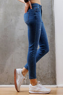 (OPEN PACK) High Rise Destructed Ankle Skinny Jeans WEP3534