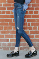(OPEN PACK) High Rise Destructed Skinny Jeans WEP3542