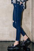 (OPEN PACK) Destructed Ankle Skinny Jeans WEP3543