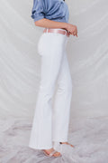 (OPEN PACK) High Rise Classic Bootcut Jeans WEP3559 White