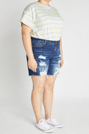 (PRE PACK) Plus size Destructed Bermuda Shorts ESP3399XL