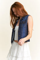 (PRE PACK) Non-Destructed Regular Fit Denim Vest EV5009