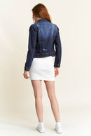 (PRE PACK) Destructed Classic Denim Jacket EJ2051