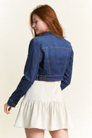 (PRE PACK) Basic Crop Denim Jacket EJ2056
