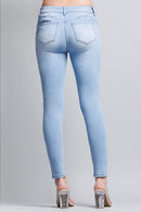 (OPEN PACK) Mid Rise Push Up Ankle Skinny Jeans WEP3106