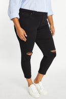 (OPEN PACK) Plus size Distressed Ankle Grazer WEP3282XL