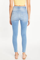 (OPEN PACK) High Rise Distressed Ankle Skinny Jeans WEP3322