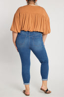 (PRE PACK) Plus size Mid Rise Push Up Ankle Skinny Jeans EP3424XL