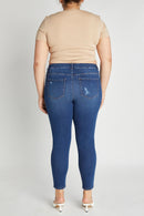 (PRE PACK) Plus size Destructed Ankle Skinny Jeans EP3465XL