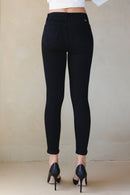 (PRE PACK) 2 Button Waist Band Ankle Skinny Jeans EP3492