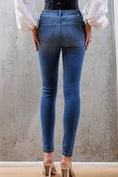 (OPEN PACK) High Rise Destructed Skinny Jeans WEP3529