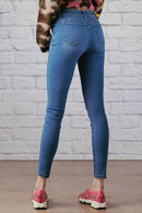 (OPEN PACK) Mid Rise Push Up Skinny Jeans WEP3541