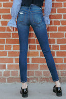 (OPEN PACK) High Rise Destructed Skinny Jeans WEP3542