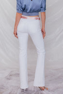 (OPEN PACK) High Rise Classic Bootcut Jeans WEP3559 White