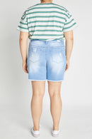 (PRE PACK) Plus size Destructed Bermuda Shorts ESP3399XL