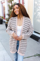 Taupe Thick Cardigan