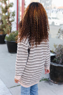 Taupe Thick Cardigan