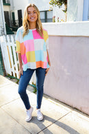 Checkered Multi Top
