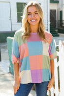 Block Print Waffle Fabric Tee