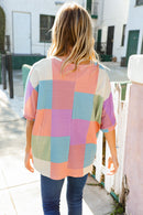 Block Print Waffle Fabric Tee