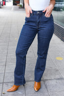 Judy Blue Dark Wash High Waisted Straight Fit Jeans (Open Pack)