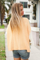 Multi Textured Button Cardigan