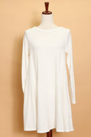 Ivory Long Sleeve Dress