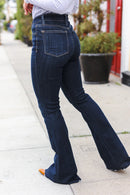 Judy Blue Dark Wash Raw Hem Jeans (Open Pack)