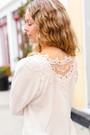 Oatmeal Textured Back Hacci Top