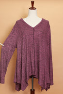 Plus Brushed Thermal Outseam Top