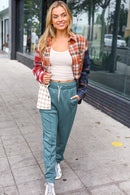 Ash Jade Knit Front Seam Sweatpants (Open Pack)