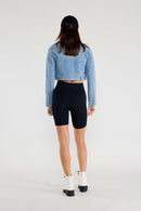 (PRE PACK) Basic Crop Denim Jacket EJ2056