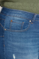 (PRE PACK) Plus size Destructed Push Up Skinny Jeans EP3488XL