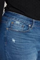 (PRE PACK) Plus size Distressed Ankle Skinny Jeans EP3490XL