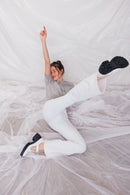 (OPEN PACK) High Rise Classic Bootcut Jeans WEP3559 White