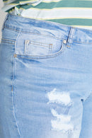 (PRE PACK) Plus size Destructed Bermuda Shorts ESP3399XL