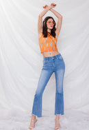 (OPEN PACK) Mini Bootcut Jeans XP7011
