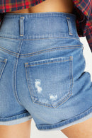 (PRE PACK) 3 Button Wide Waist Band Shorts ESP3433