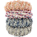Pearl Decor Tweed Headband HB1012-33 (12PC)