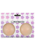 1101 6 Pairs Reusable, Self-Adhesive, Washable, One Size Silicone Nipple Cover