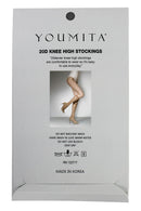 11014 6 Pairs Knee High Stockings â€“ Waistband-Free, Graduated Compression