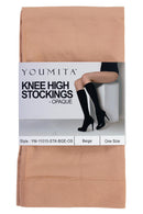 11015 6 Pairs Opaque Non-Run Stockings for Everyday Use â€“ Durable Nylon & Lycra
