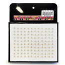 120 PC 30mm Nose Ring Silver, Gold Clear (1 unit)
