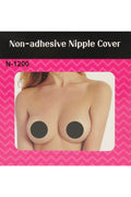T-1200 12 Piece Reusable, Self-Adhering Non-Adhesive Silicone Nipple Covers
