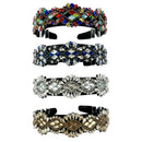 Multi Crytal Decor Headband HB1226-10 (12PC)