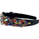 Multi Crytal Decor Headband HB1226-10 (12PC)