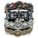 Multi Crytal Decor Headband HB1226-10 (12PC)