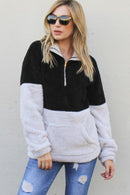 Long Sleeve Sherpa Pull Over
