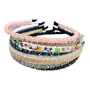 Crystal Thin Headband HB1015-3 (12PC)